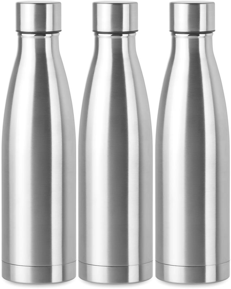 Bouteille isotherme inox 500 ml personnalisée BELO BOTTLE, tour complet (sérigraphie circulaire)