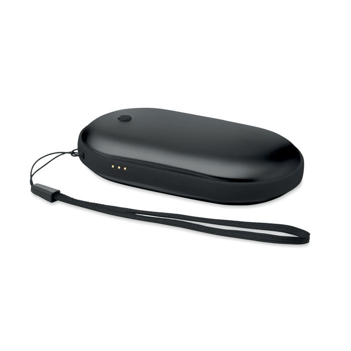 Chauffe-mains électrique alu personnalisé MUKAVA, Noir