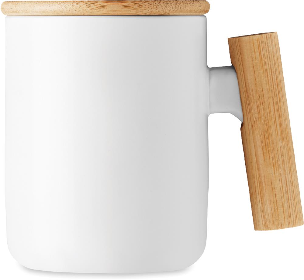 Mug porcelaine 380 ml personnalisé MAJEST, droite