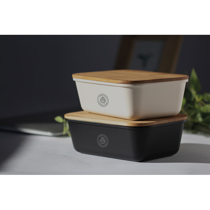 Lunch box couvercle bambou 1 L personnalisée THURSDAY
