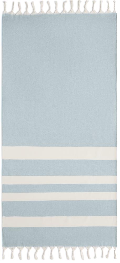 Fouta tissus recyclés 140 g/m² personnalisée AGOURA, serviette coin 1