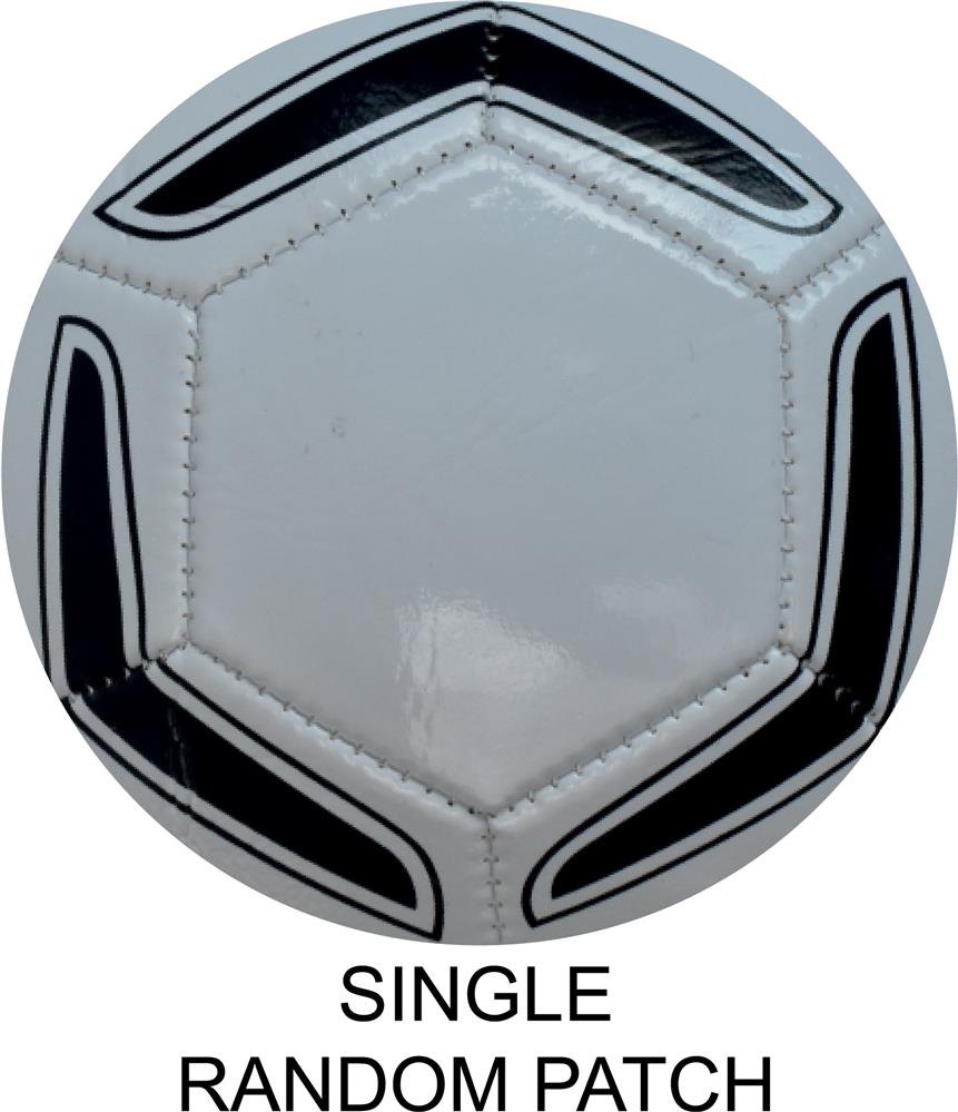 Ballon de football PVC 21,5 cm personnalisé SOCCERINI, écusson