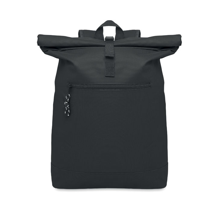 Sac à dos enroulable 600D personnalisé IREA, Noir