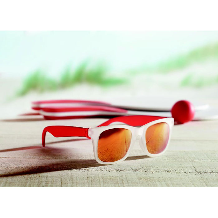 Lunettes de soleil miroir personnalisées AMERICA TOUCH