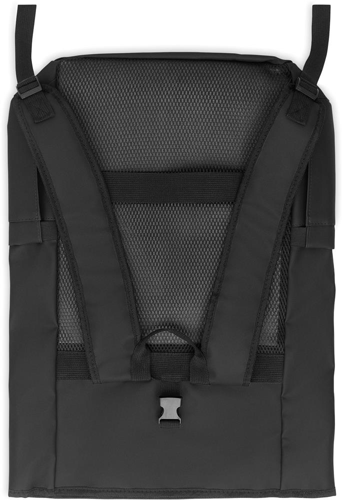 Sac à dos ordinateur RPET 600D personnalisé BANGKOK ROLL, dessus gauche