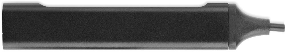 Hub USB 4 ports aluminium recyclé personnalisé CURRENT, côté 2