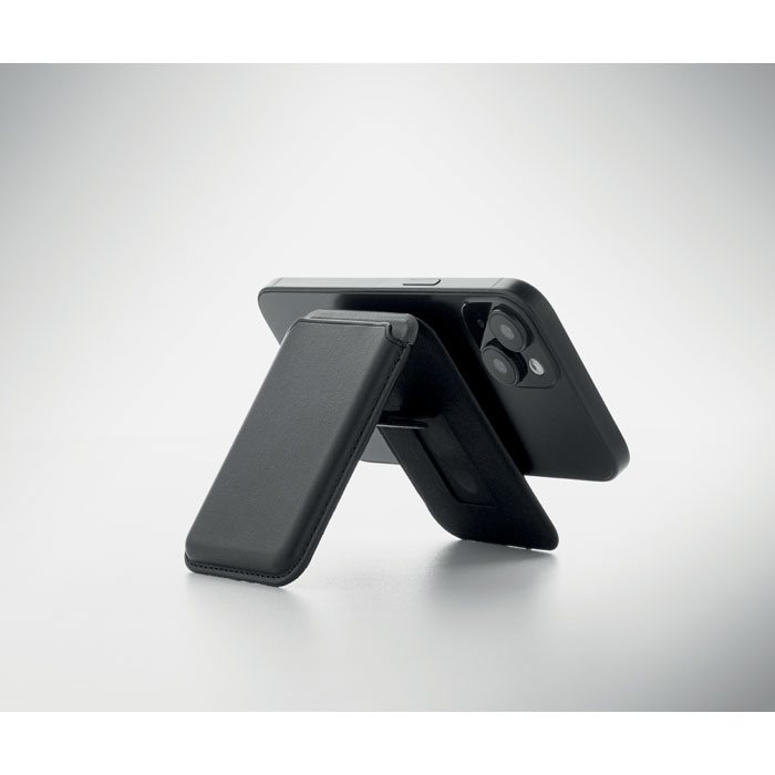 Porte-cartes magnétique cuir PU personnalisé KARTA STAND
