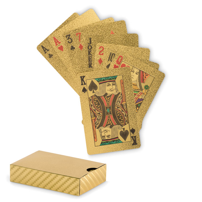 Cartes à jouer étanches en PET personnalisées AS