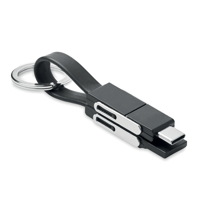 Porte-clés câble 4 en 1 métal personnalisé KEY C