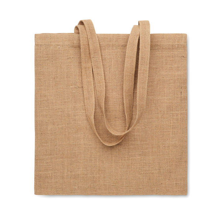 Tote bag jute personnalisé ZOLANG, Beige