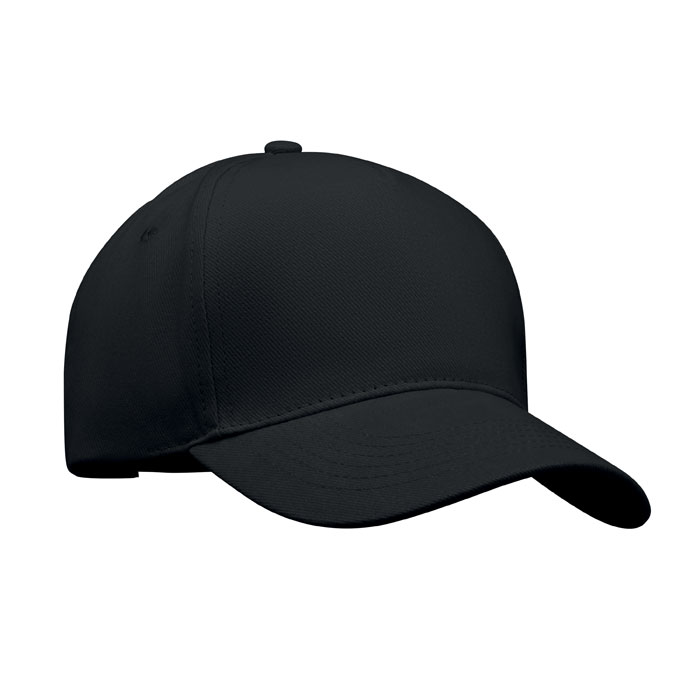 Casquette coton sergé personnalisée LONG BEACH SINGA, Noir