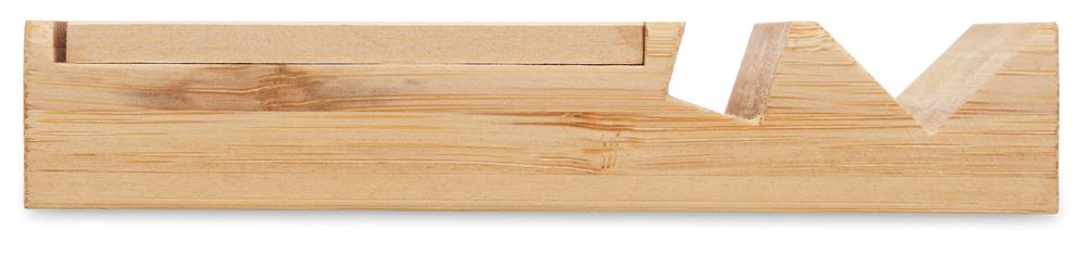 Calendrier de bureau bambou personnalisé BOOTOP, côté 2