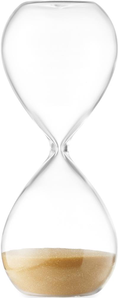 Sablier 5 minutes en verre personnalisé DESERT, hourglass côté 2