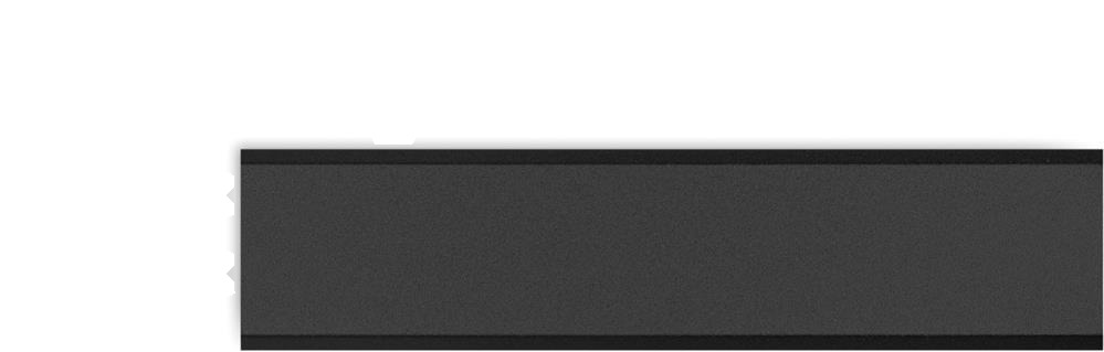 Batterie externe 2600 mAh aluminium personnalisée POWERALUC, droite