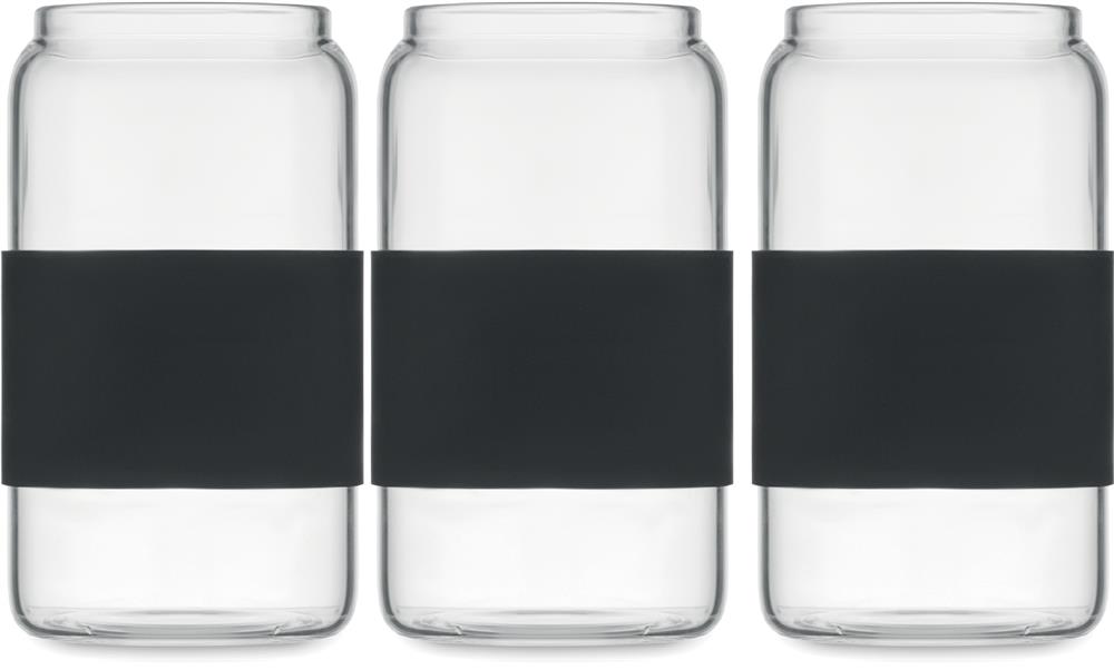 Gobelet en verre borosilicate 550 ml personnalisé BOROSIP, tour complet