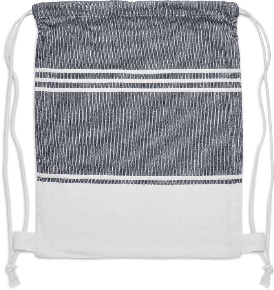 Fouta 90x160 cm et sac personnalisés HAMMA, sac côté 2