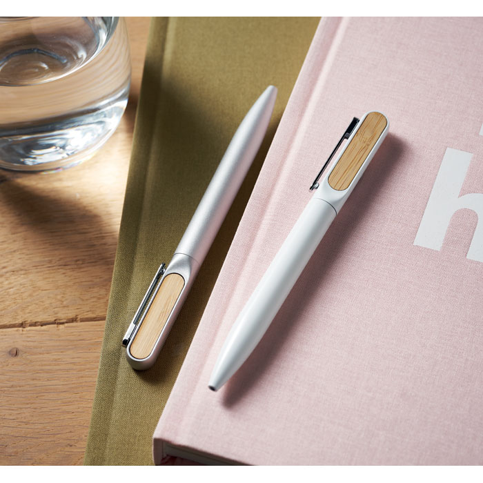 Stylo bille twist aluminium personnalisé ALUBA
