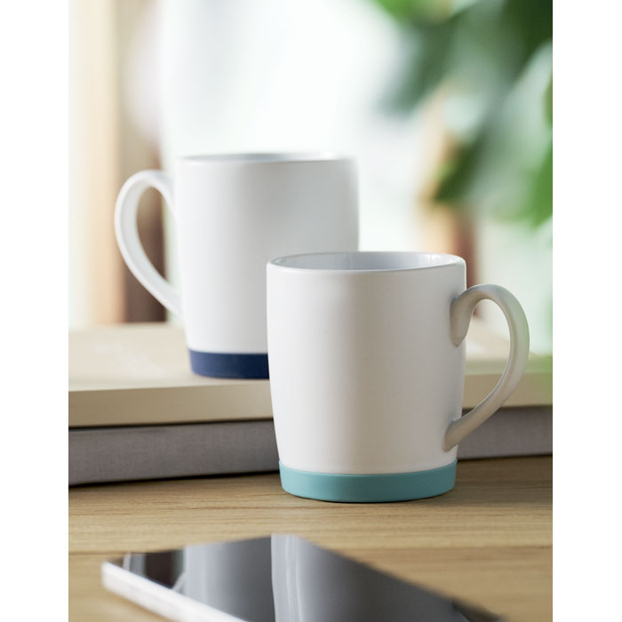 Mug céramique base silicone 300 ml personnalisé SILBASE