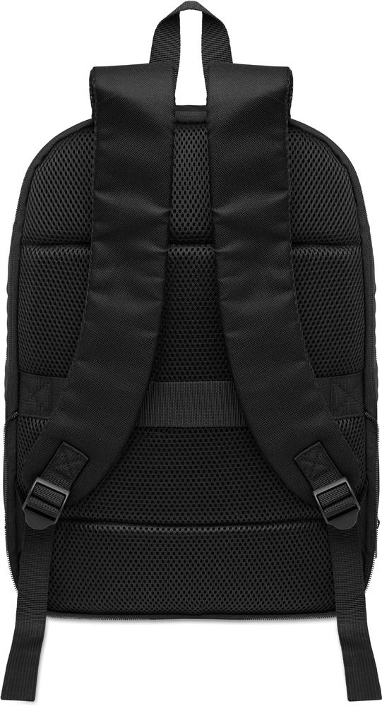 Sac à dos extensible 16'' RPET personnalisé XPANDA, épaule sangle gauche