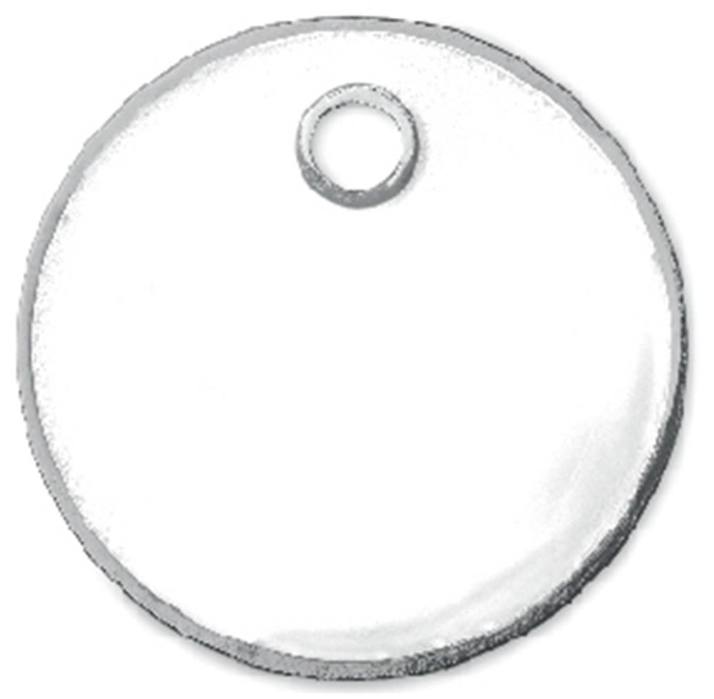Porte-clés jeton chariot métal personnalisé TOKENRING, devant