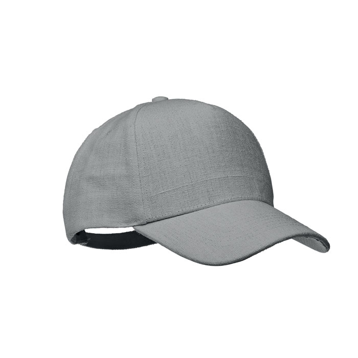 Casquette chanvre 370 g/m² personnalisée NAIMA CAP, Gris