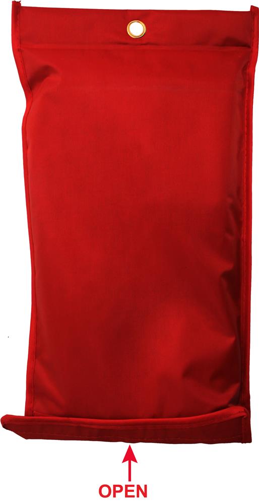 Couverture anti-feu fibre de verre personnalisée BLAKE, devant