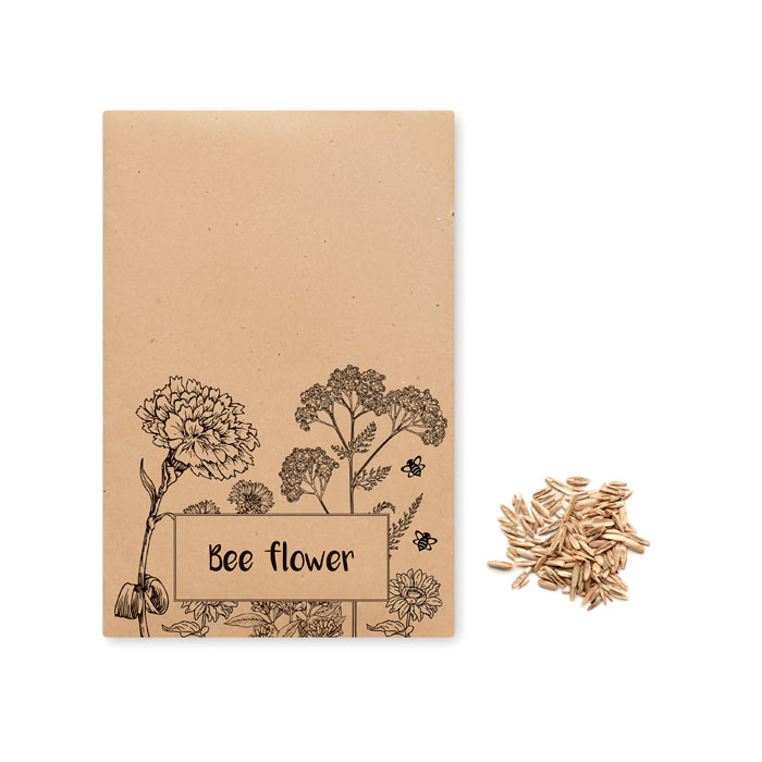 Sachet graines de fleurs mellifères personnalisé SEEDLOPEBEE