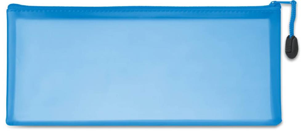 Trousse PVC bleue personnalisée GRAN, dos