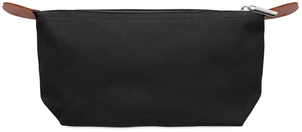 Trousse polyester recyclé 600D personnalisée VANITY, côté 1