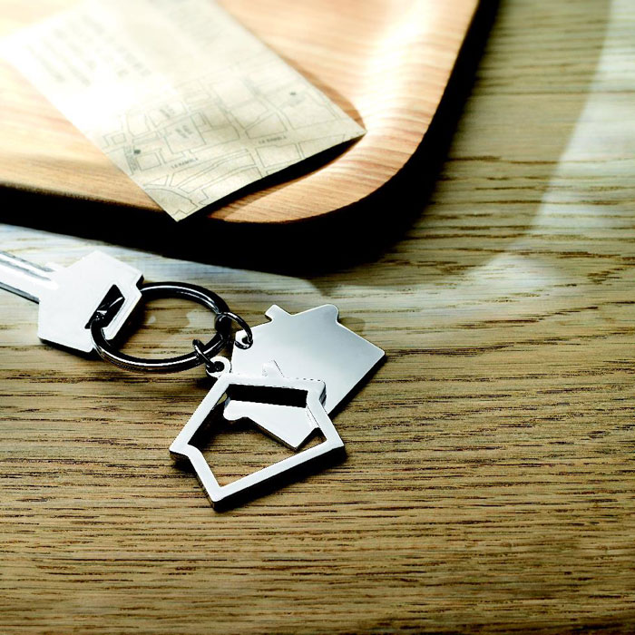 Porte-clés maison métal personnalisé SNIPER