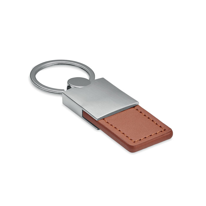 Porte-clés PU et zinc personnalisé COLUMBUS