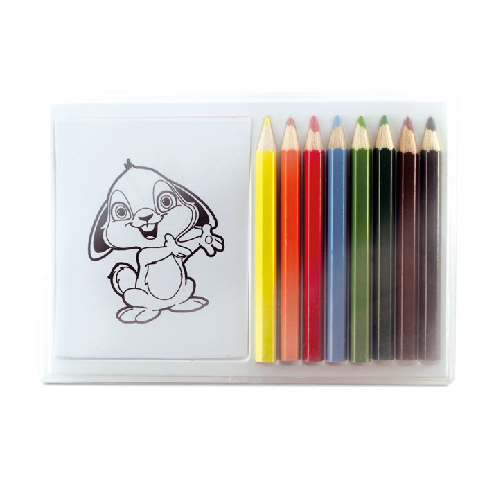 Set de coloriage boîte PP personnalisé RECREATION