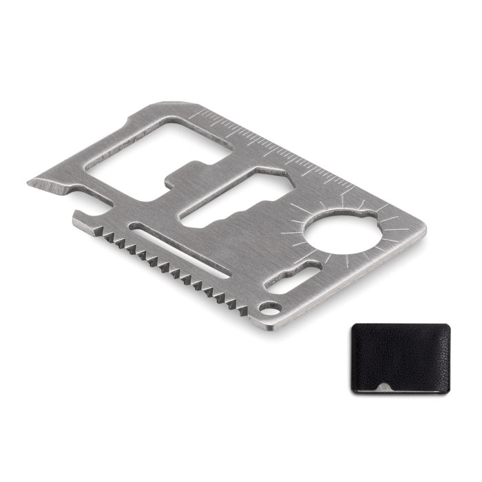 Multi-outil de poche inox 11 accessoires personnalisé TOOLIE