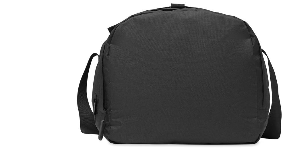 Grand sac de sport RPET 300D personnalisé VALLEY DUFFLE, côté poche