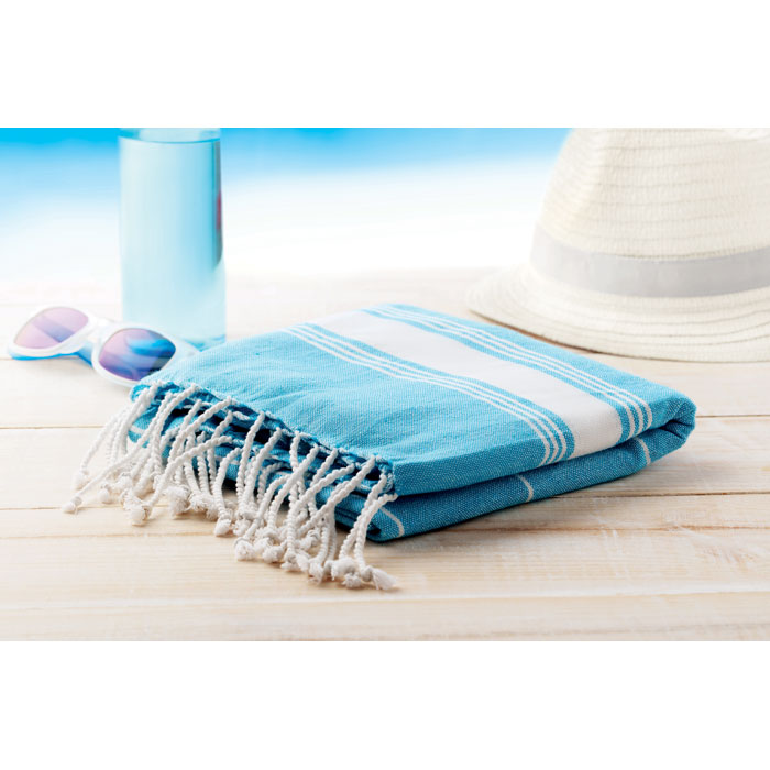 Drap de plage coton 180 g/m² personnalisé MALIBU