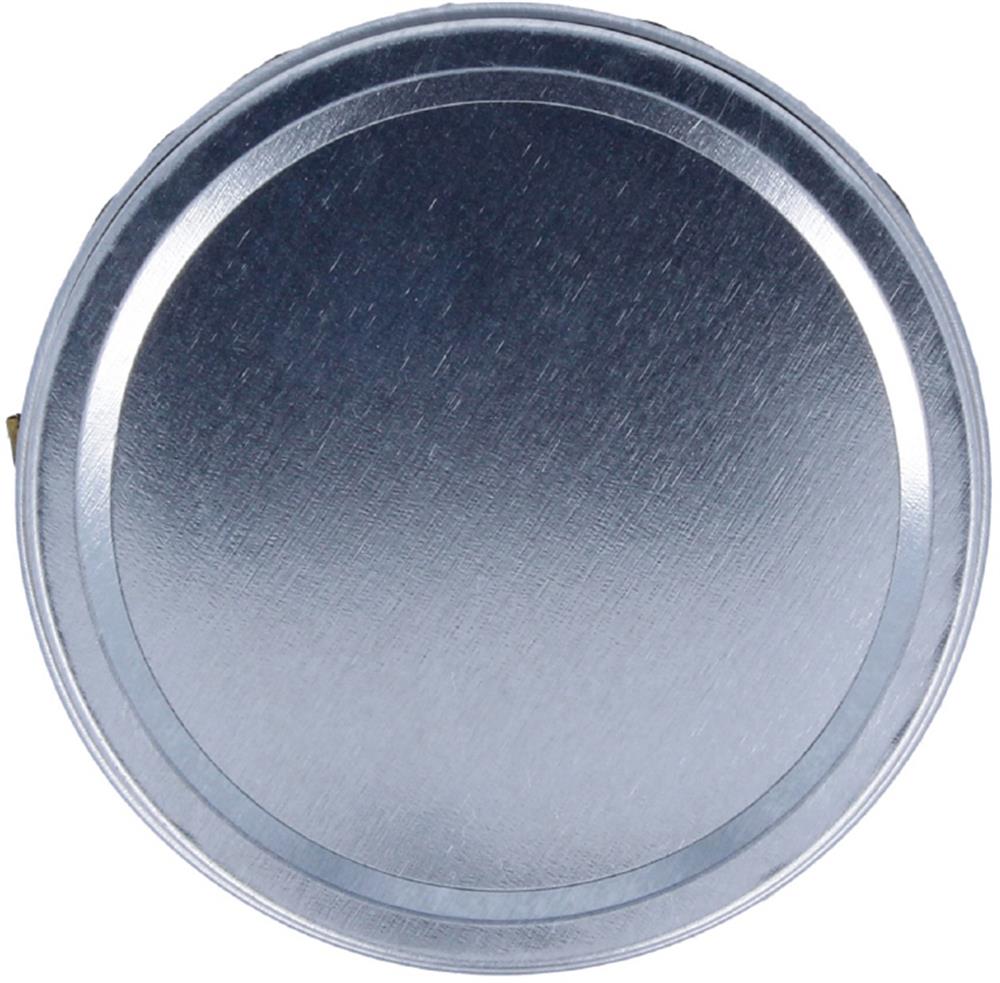 Bougie parfumée 60 g en boîte métal personnalisée DELICIOUS, dessus couvercle