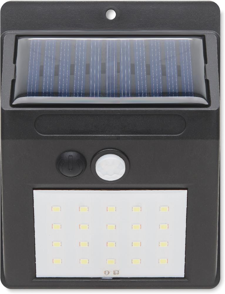 Lampe solaire 20 LED à détecteur personnalisée MOTI, côté 2
