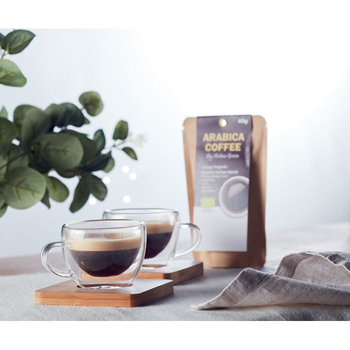 Verres expresso double paroi personnalisés BELIZE