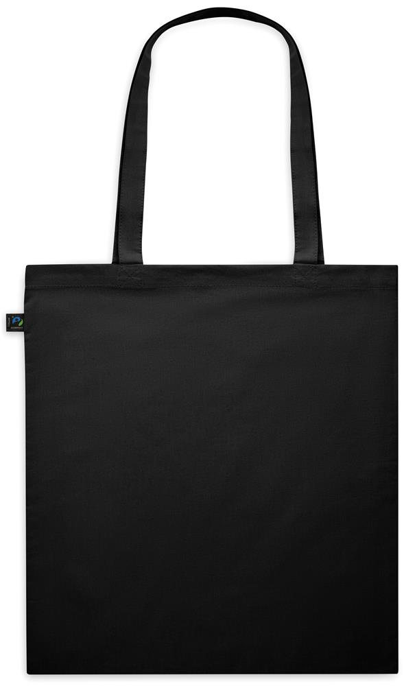 Tote bag coton équitable 140 g/m² personnalisé OSOLE COLOUR, dos (sérigraphie)