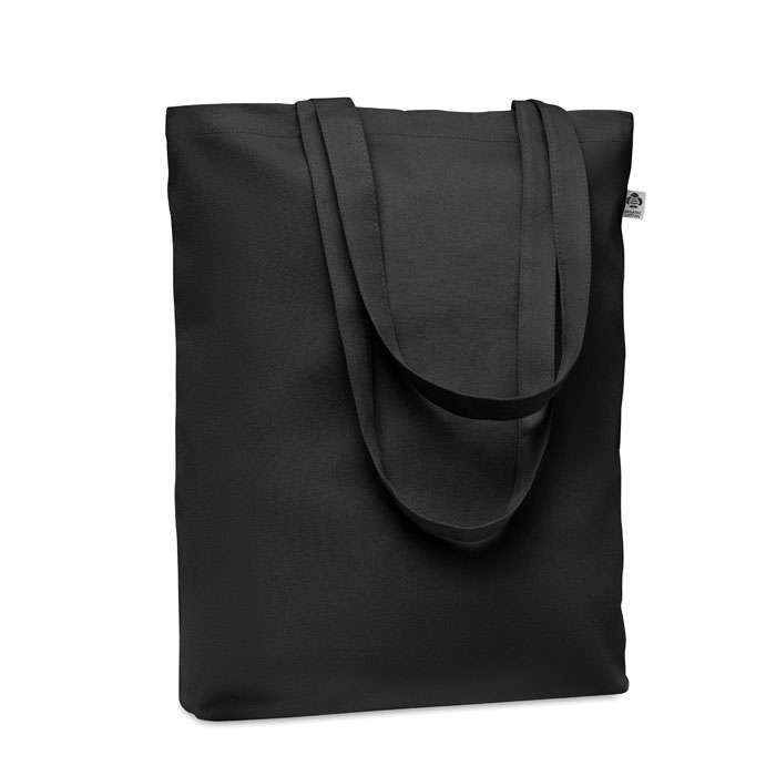Tote bag toile bio 270 g/m² personnalisé COCO, Noir