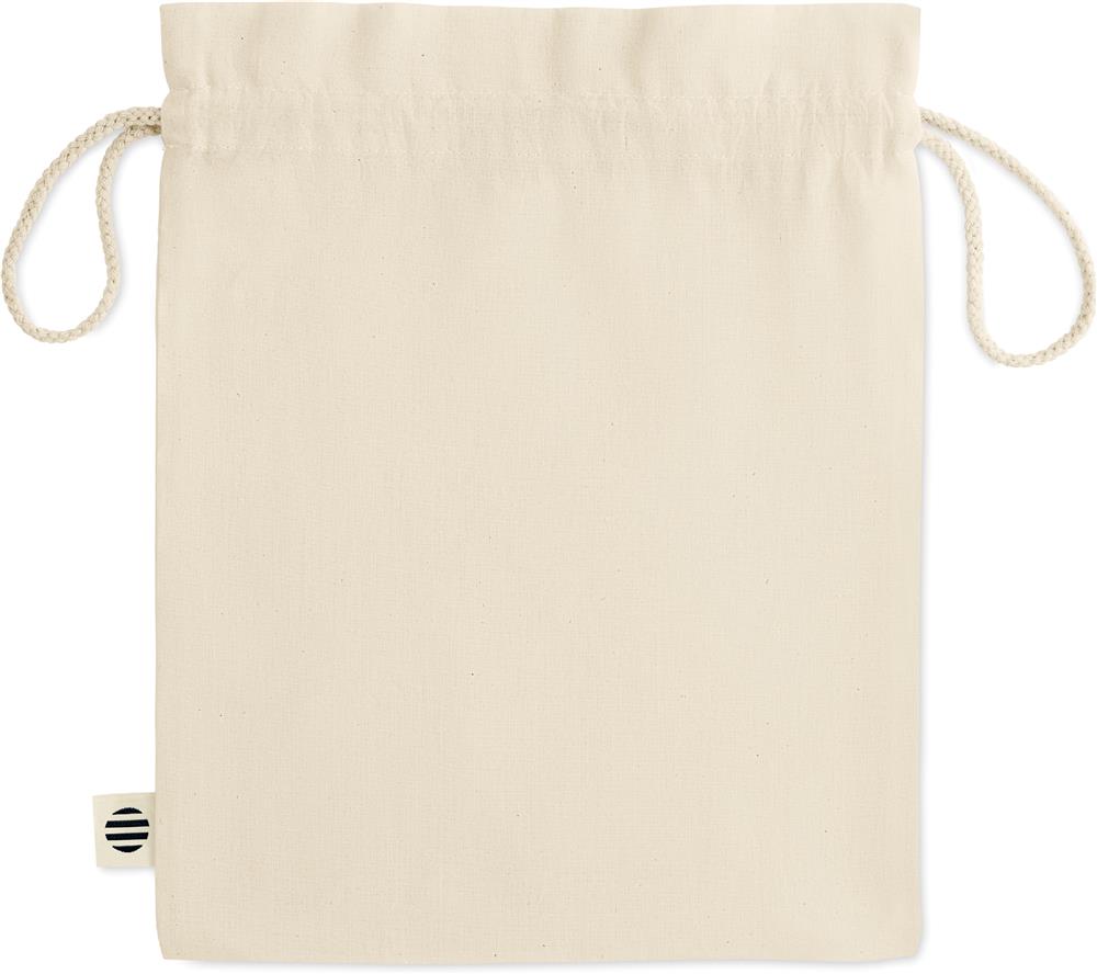 Sac cadeau coton bio 105 g/m² personnalisé AMBER MEDIUM, dos