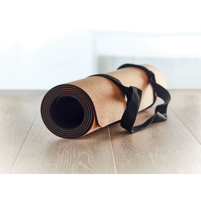 Tapis de yoga liège 0,4 cm personnalisé SAVASANA