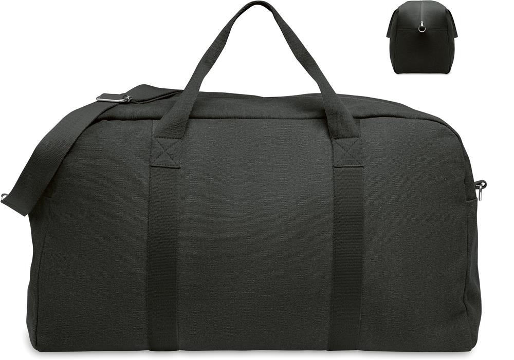 Sac de voyage recyclé 450 g/m² personnalisé DUFFAS COLOUR, dos