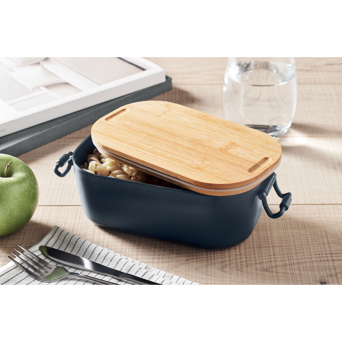 Lunch box 700 ml couvercle bambou personnalisée LEKKER