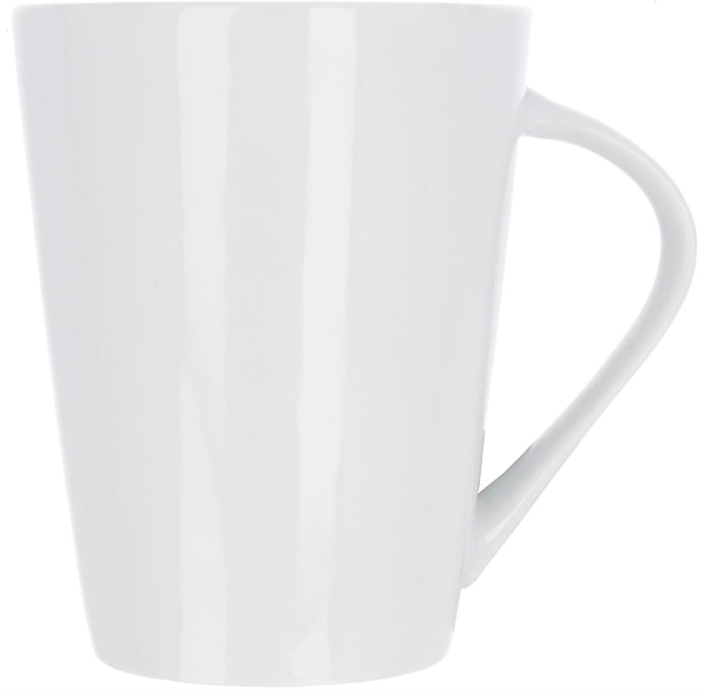 Mug porcelaine conique 250 ml personnalisé ROME, droite