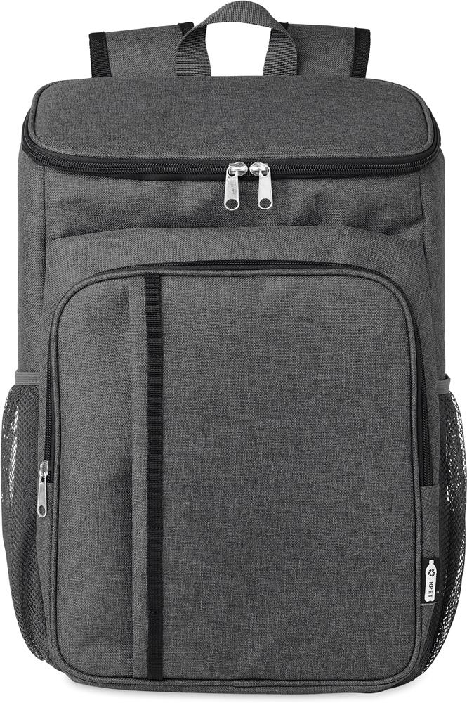 Sac à dos pique-nique RPET personnalisé MONTECOOL, devant poche