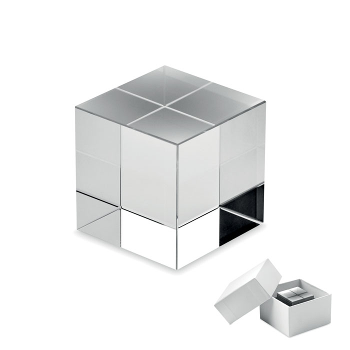 Trophée cube en verre personnalisé KUBEWARD