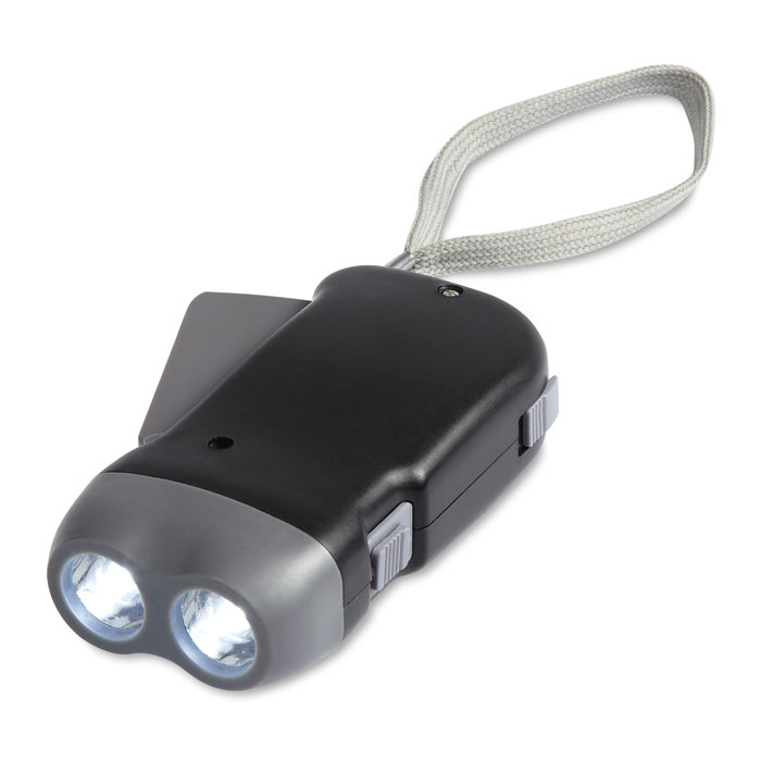 Lampe dynamo 2 LED personnalisée ROBIN