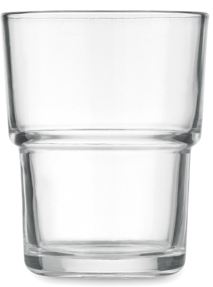 Gobelet en verre 400 ml avec paille personnalisé SIP, dos haut