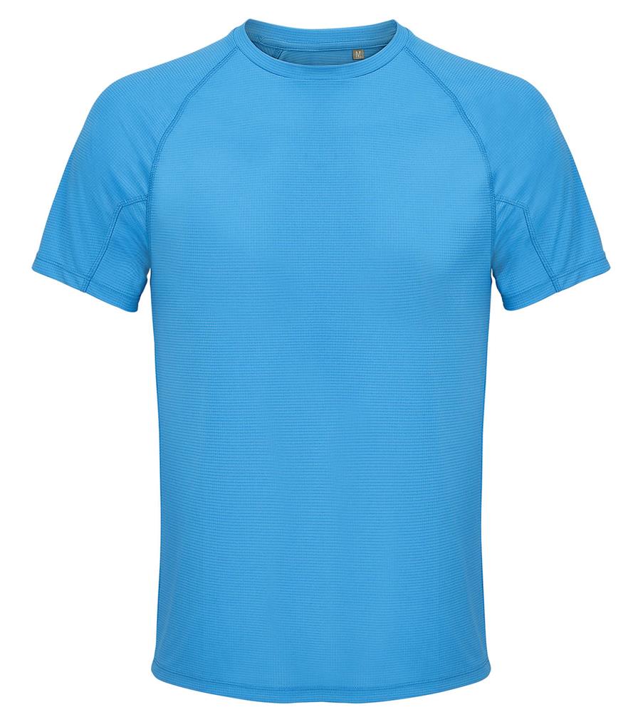Tee-shirt raglan polyester recyclé personnalisé VORTEX, côté cœur